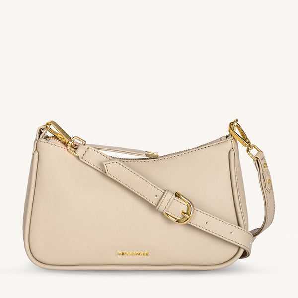 Mira & Moss Madisson Crossbody Bag - Light Taupe - Myra USA