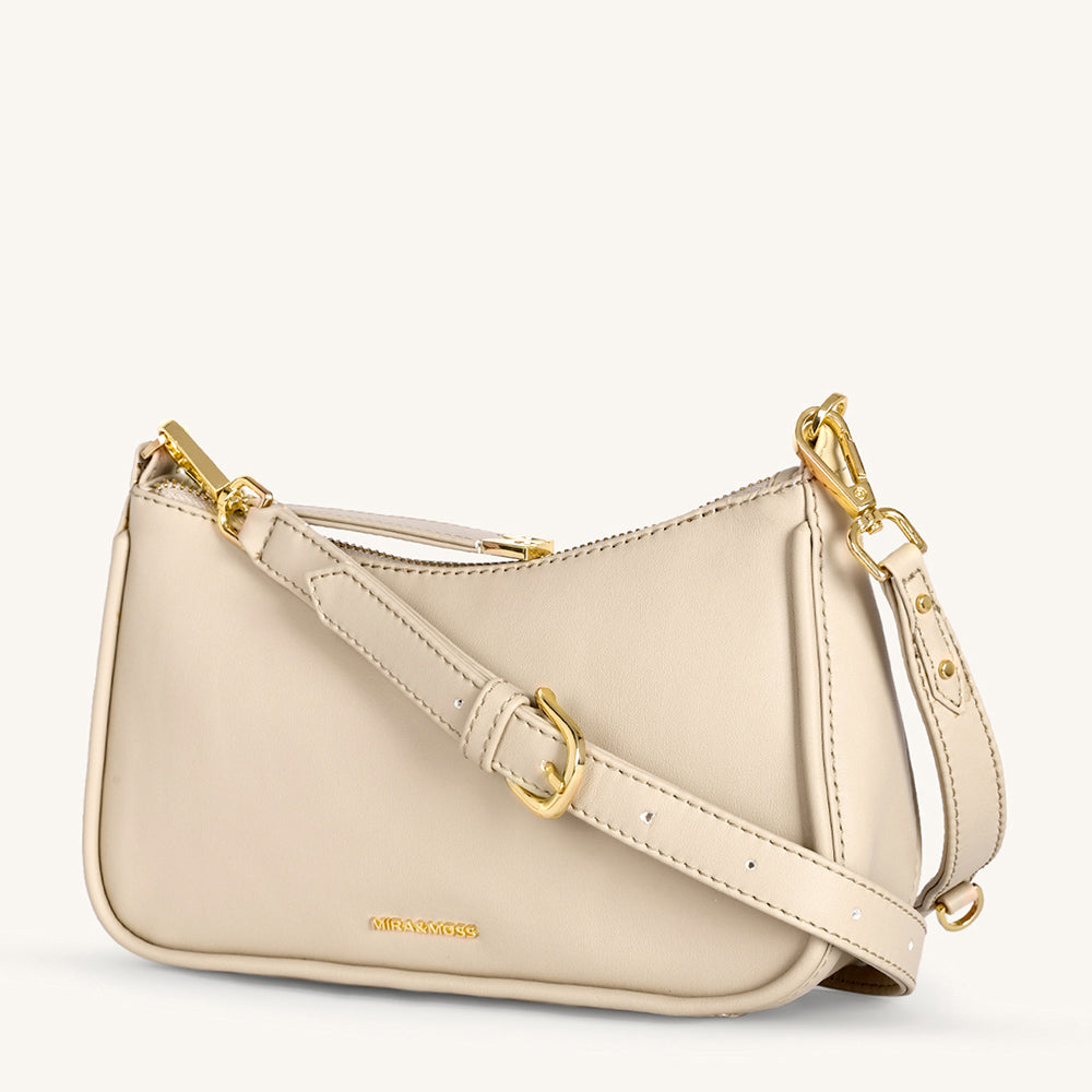 Mira & Moss Madisson Crossbody Bag - Light Taupe - Myra USA