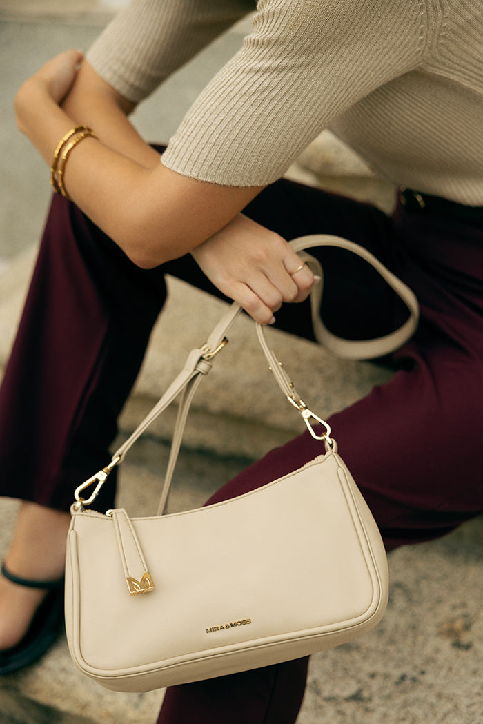 Mira & Moss Madisson Crossbody Bag - Ivory - Myra USA