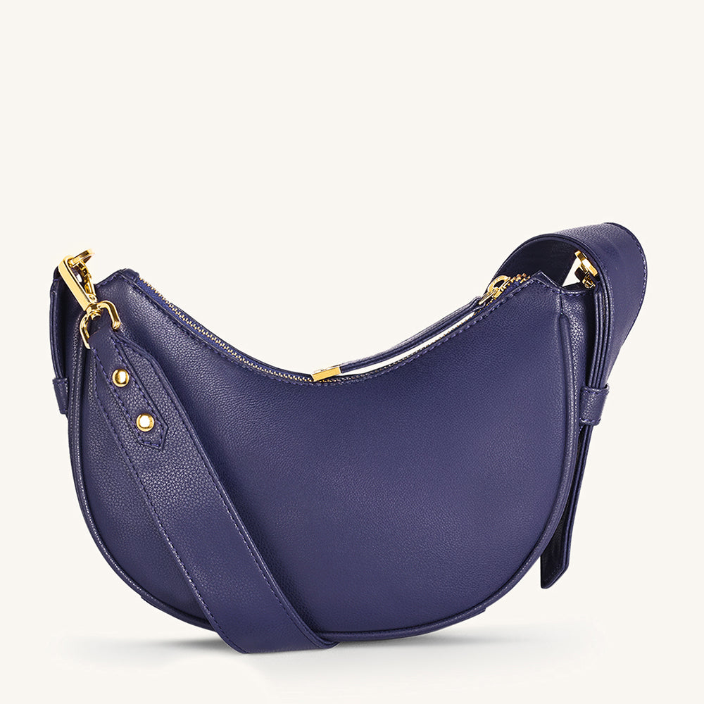 Mira & Moss Sabine Crescent Crossbody Bag - Future Dusk - Myra USA