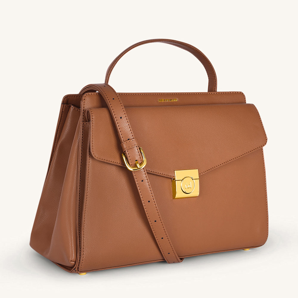 Mira & Moss Beverly Crossbody Bag - Tan - Myra USA