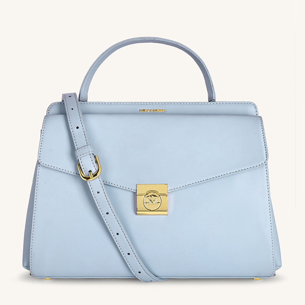 Mira & Moss Beverly Crossbody Bag - Ice Blue - Myra USA