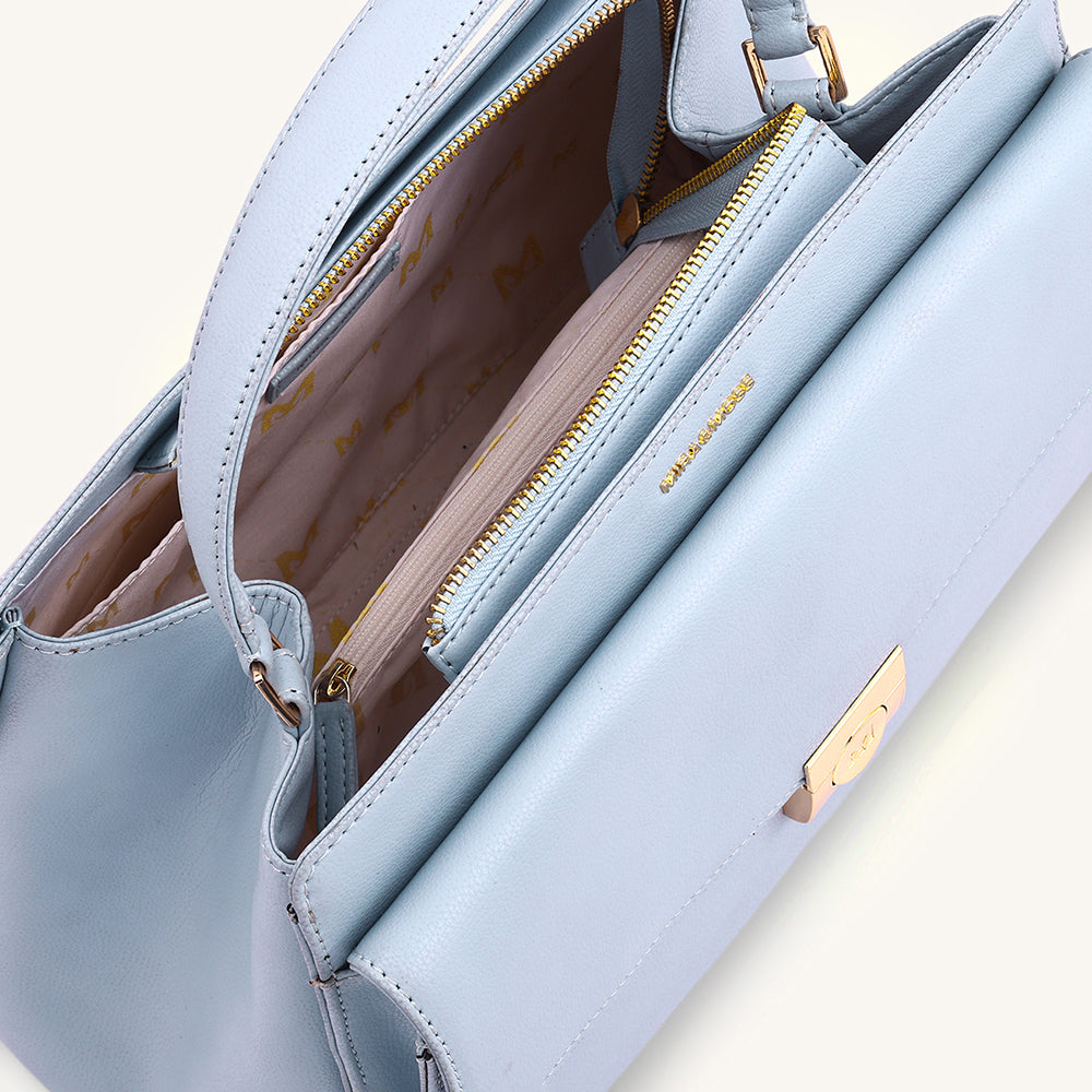 Mira & Moss Beverly Crossbody Bag - Ice Blue - Myra USA