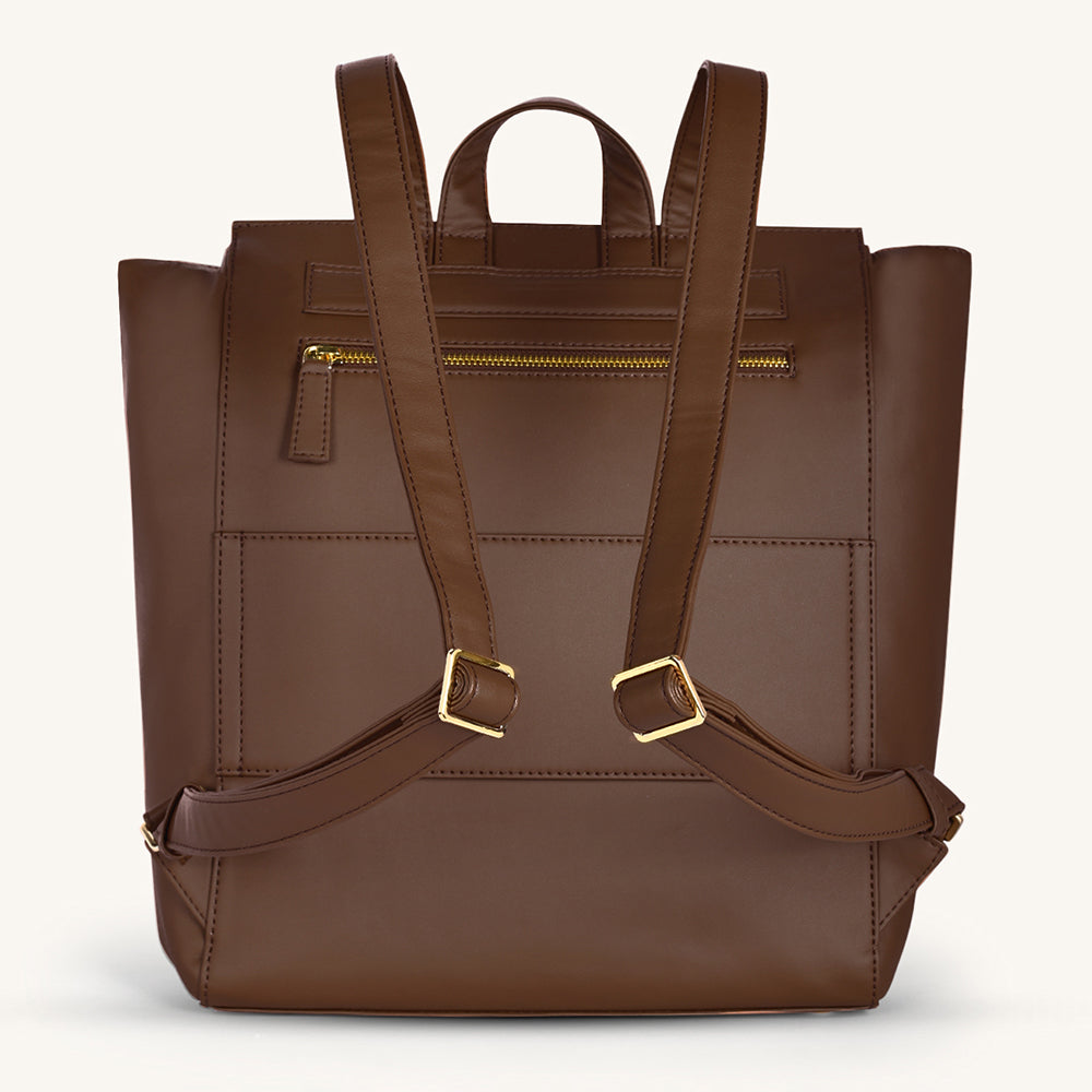 Mira & Moss Phoenix Backpack - Chocolate Latte - Myra USA