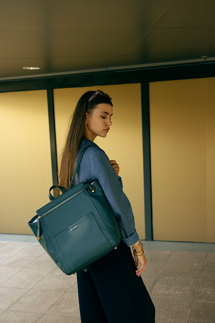 Mira & Moss Phoenix Backpack - Pine Teal - Myra USA