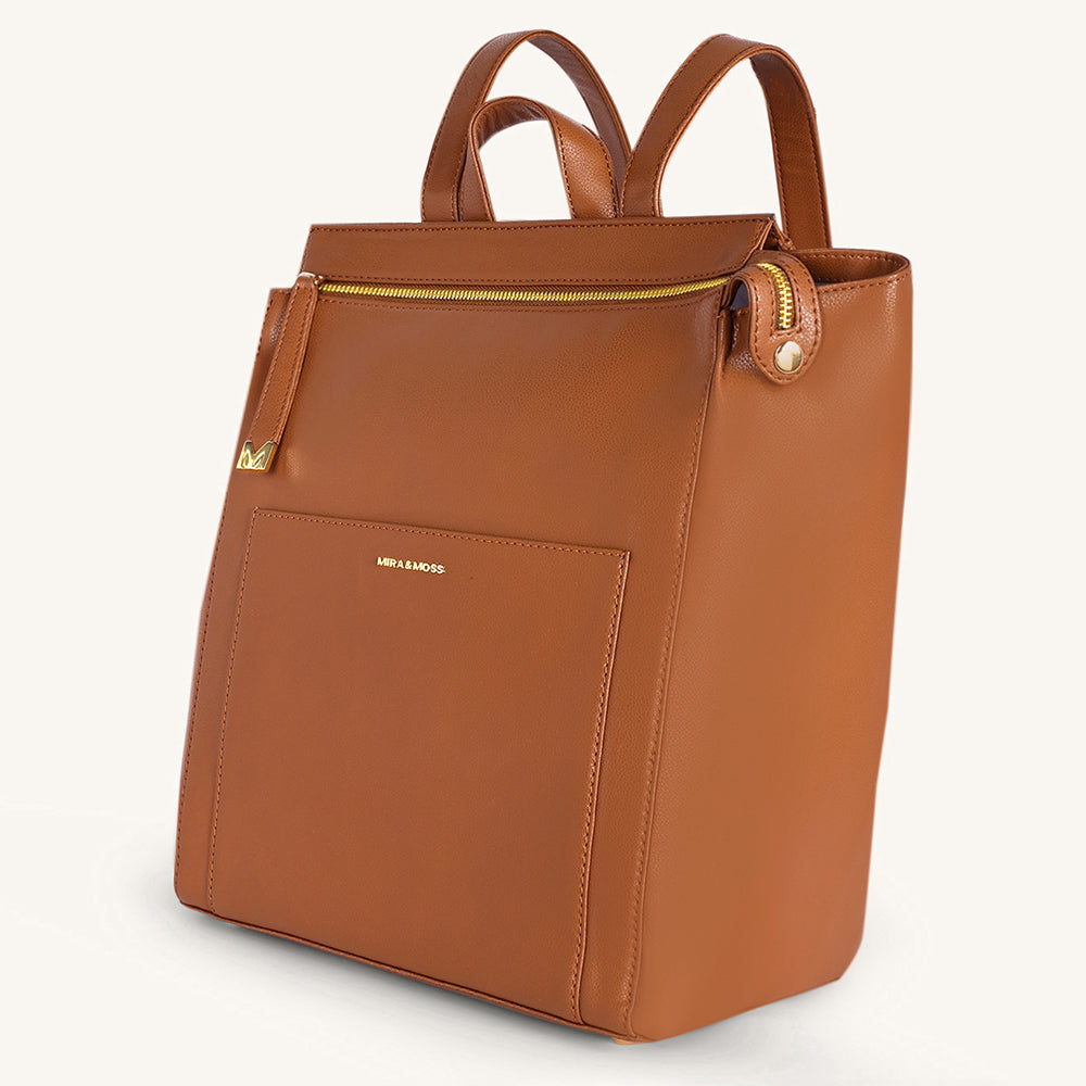 Mira & Moss Phoenix Backpack - Tan - Myra USA