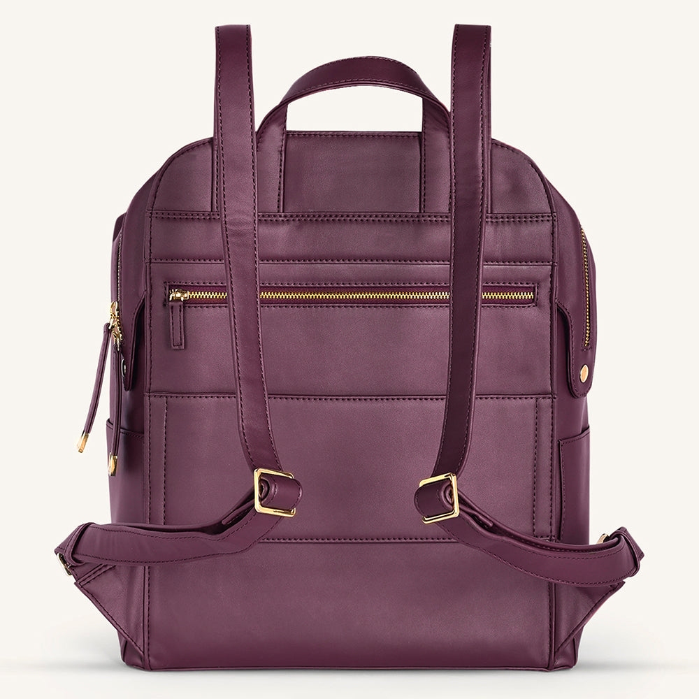 Mira & Moss Harper Backpack - Plum - Myra USA