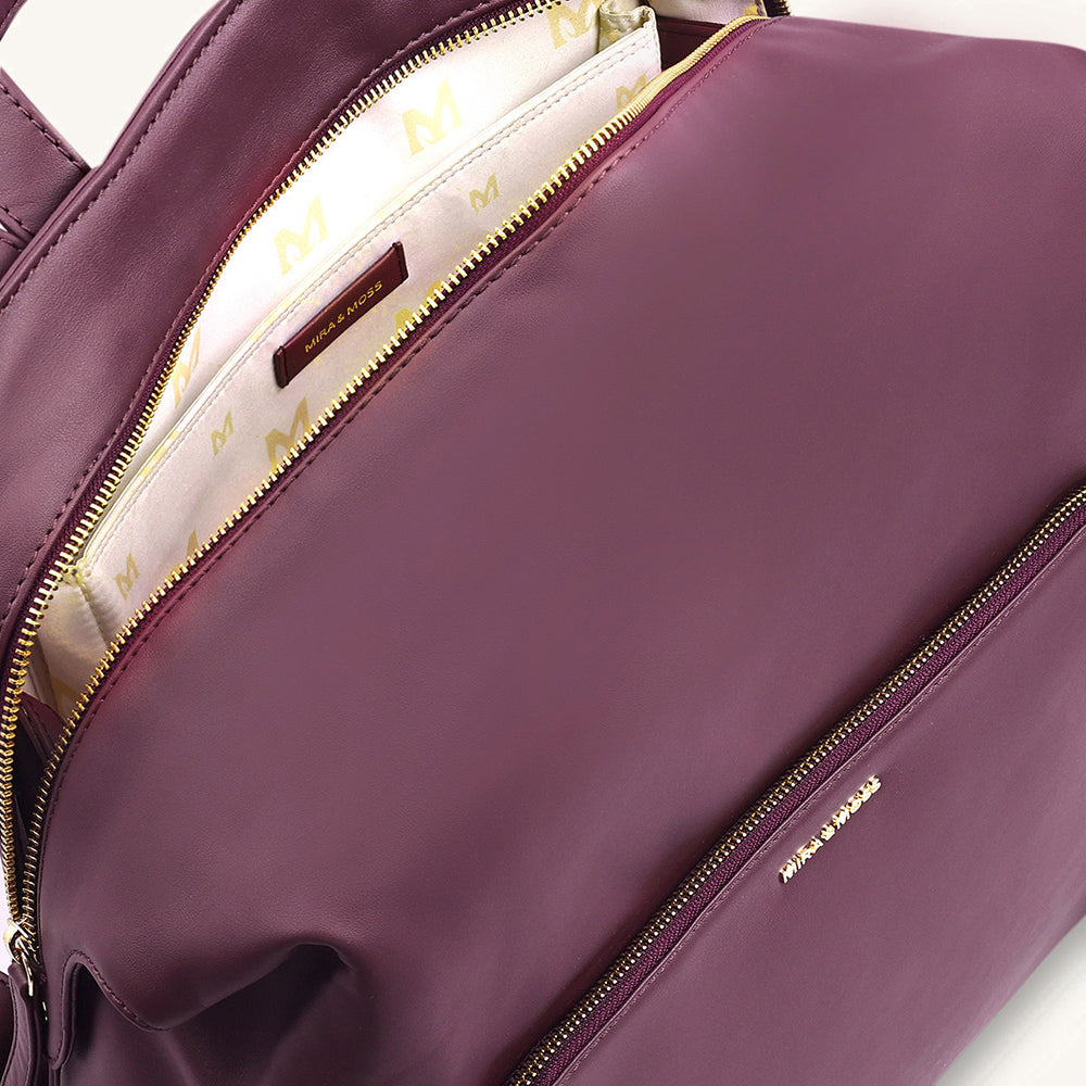 Mira & Moss Harper Backpack - Plum - Myra USA