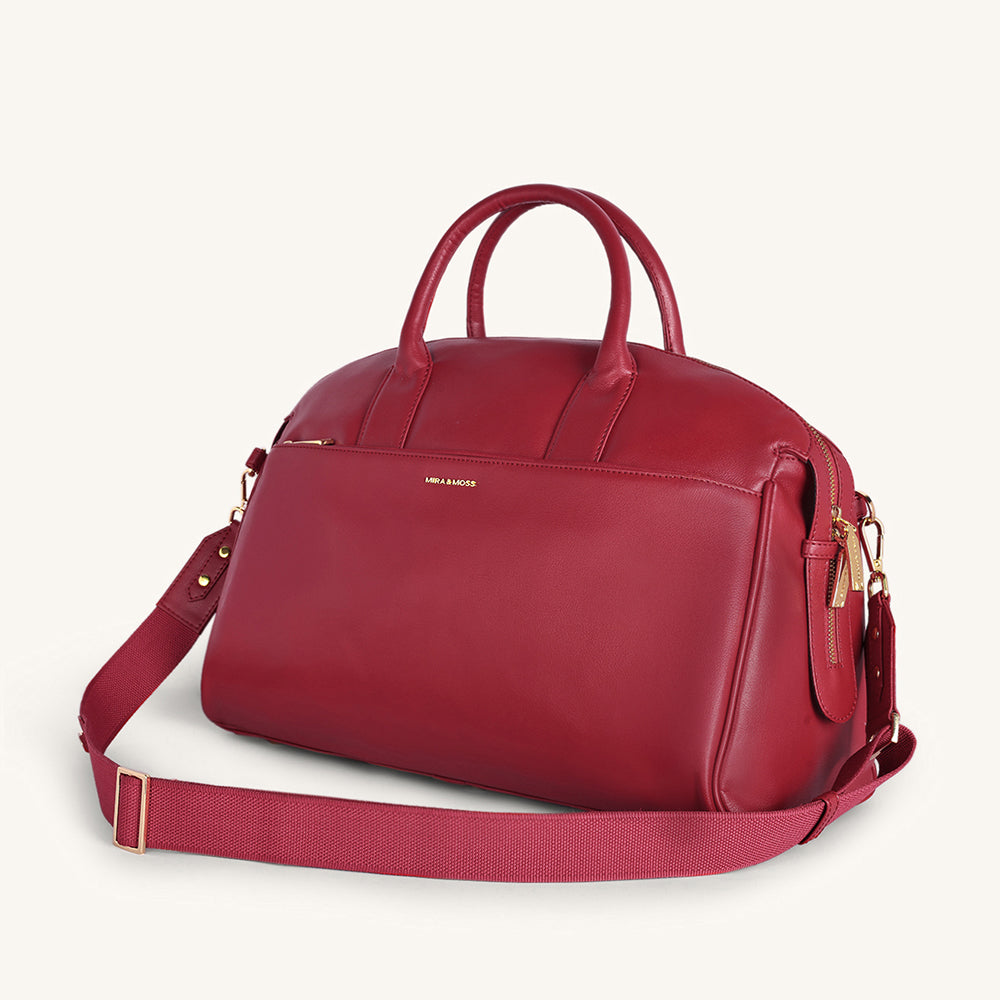 Mira & Moss Athena Duffel - Garnet Red - Myra USA
