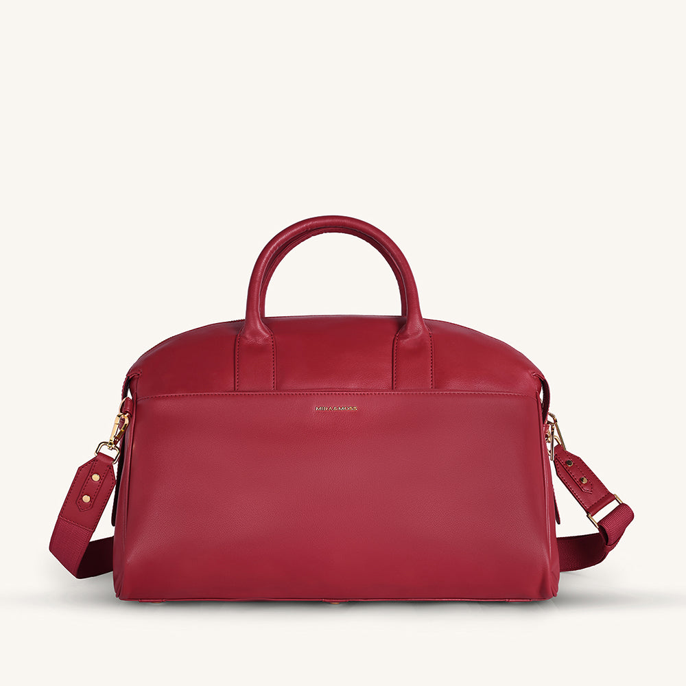 Mira & Moss Athena Duffel - Garnet Red - Myra USA