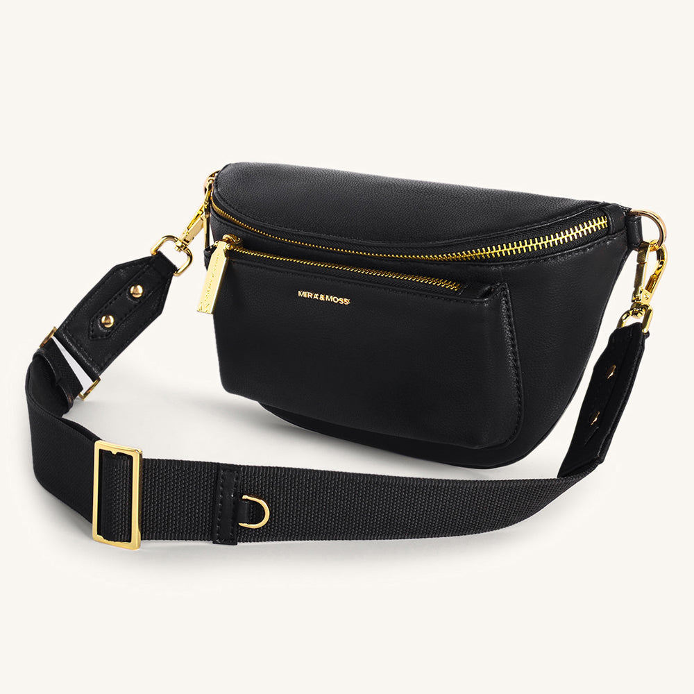 Mira & Moss Blair Fanny Bag - Black - Myra USA