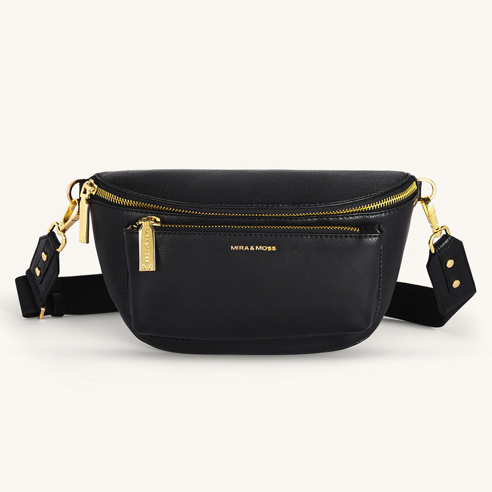 Mira & Moss Blair Fanny Bag - Black - Myra USA