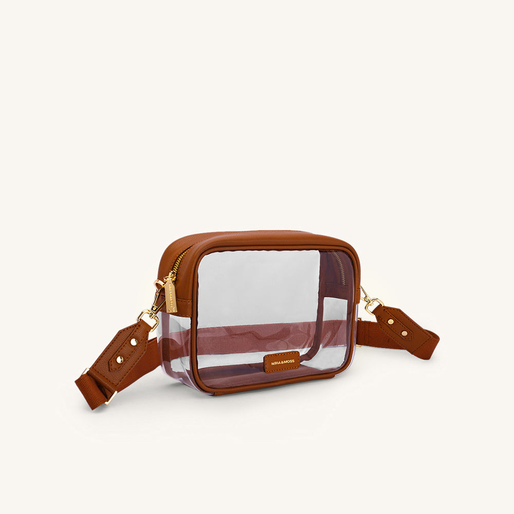 Mira & Moss Cleo Clear Bag - Tan - Myra USA