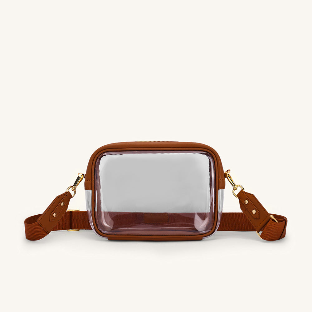 Mira & Moss Cleo Clear Bag - Tan - Myra USA