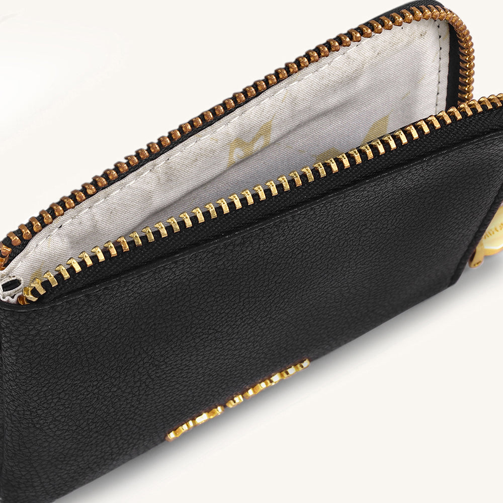 Mira & Moss Nova Compact Wallet - Black - Myra USA