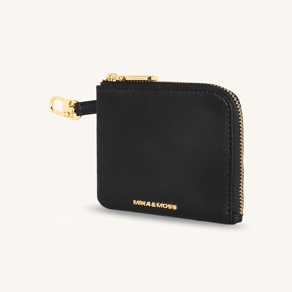 Mira & Moss Nova Compact Wallet - Black - Myra USA
