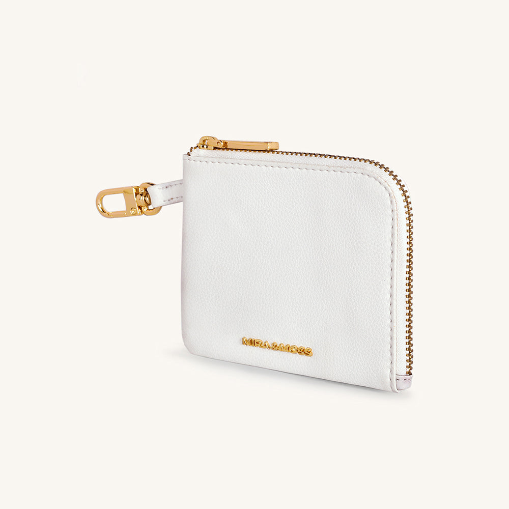 Mira & Moss Nova Compact Wallet - Ivory - Myra USA
