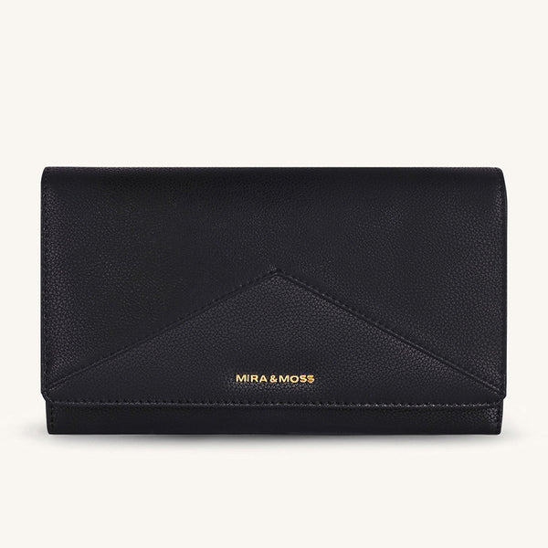 Mira & Moss Napa Long Wallet - Black - Myra USA
