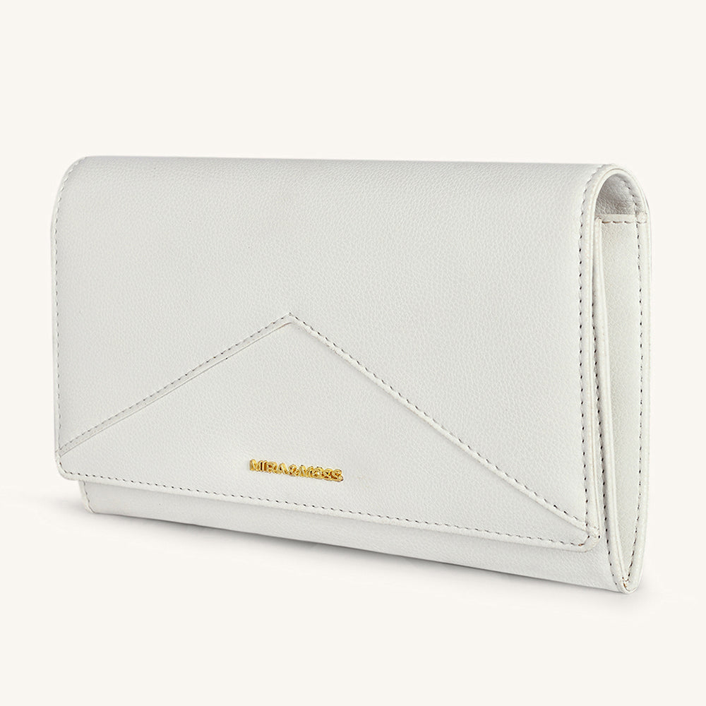 Mira & Moss Napa Long Wallet - Ivory - Myra USA