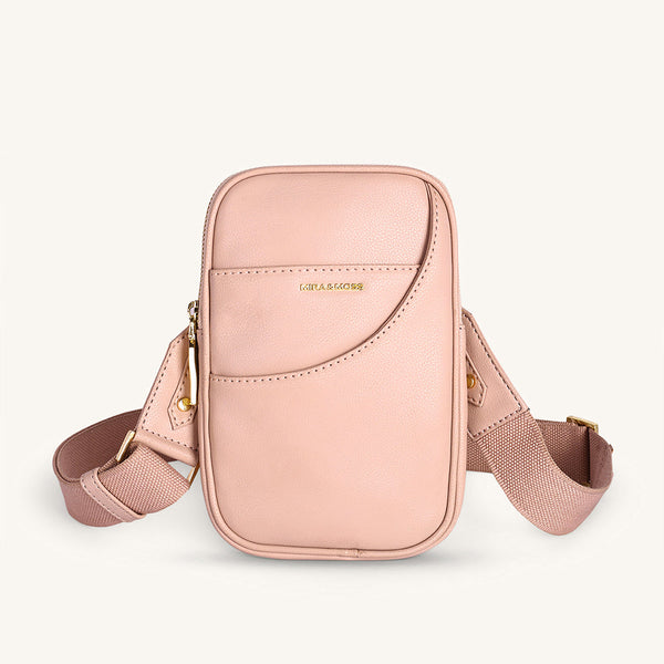 Mira & Moss Iris Mini-Crossbody Bag - Transcendent Pink - Myra USA