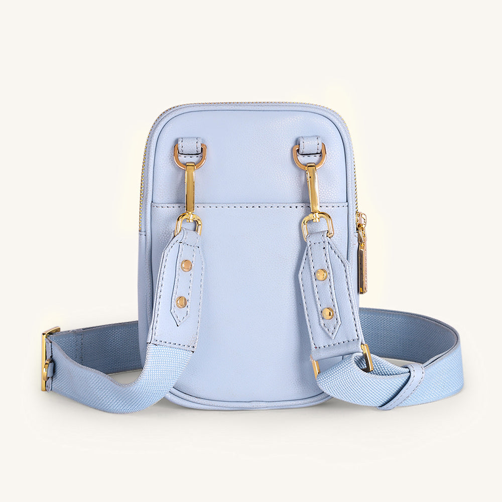 Mira & Moss Iris Mini-Crossbody Bag - Ice Blue - Myra USA
