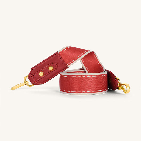 Marissa Coordinate Bag Strap - Scarlet - Myra USA