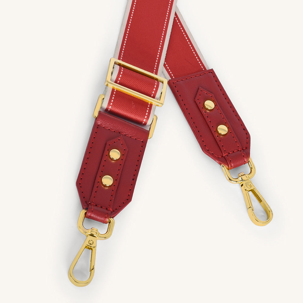 Marissa Coordinate Bag Strap - Scarlet - Myra USA