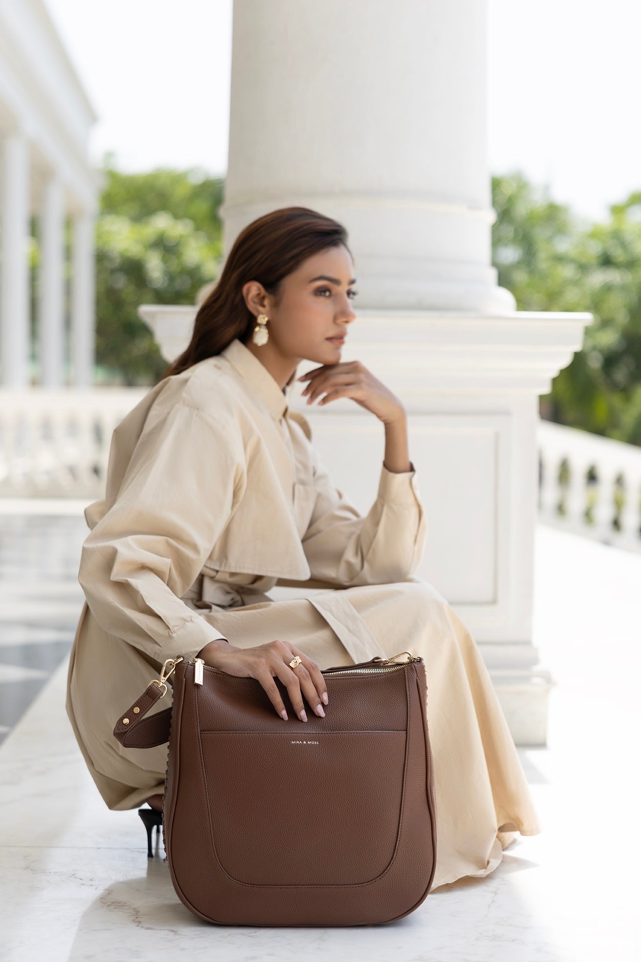 Mira & Moss Talia Shoulder Bag - Toffee - Myra USA