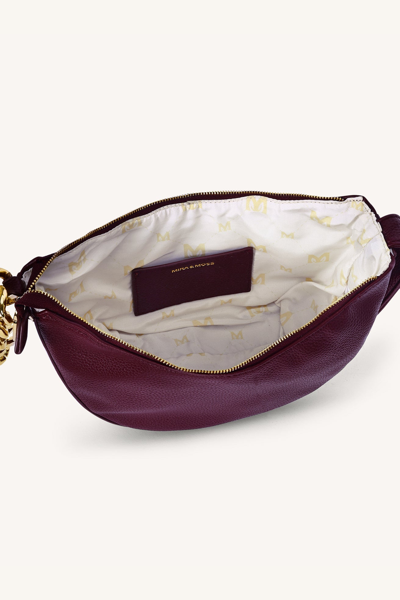 Valentina Chain Shoulder Bag - Garnet - Myra USA