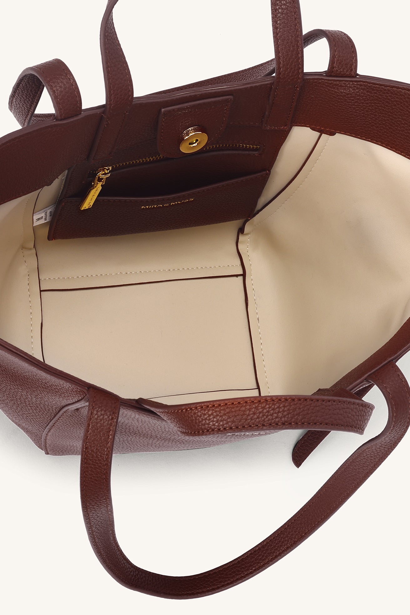 Valencia Wing Tote - Chestnut - Myra USA