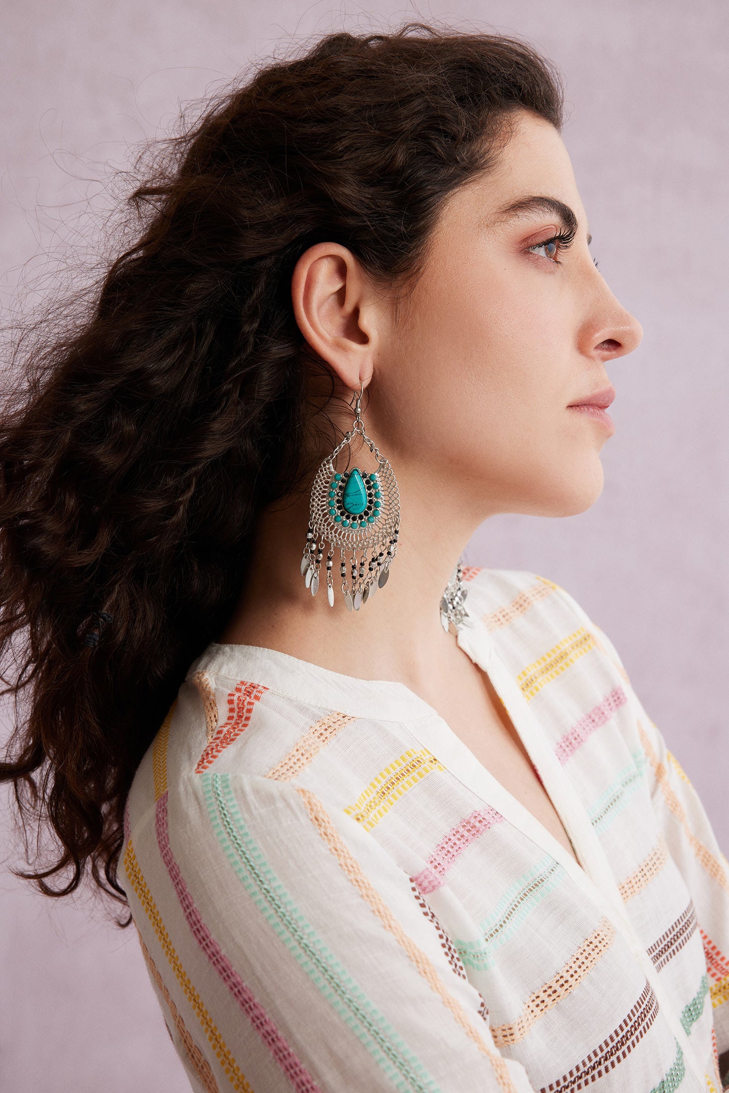 Clarita Silver Earrings - Myra USA