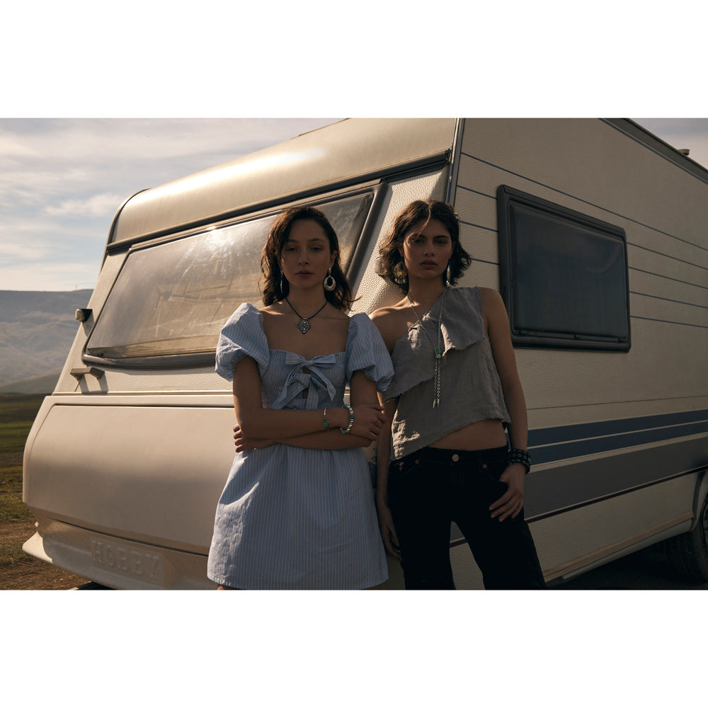 Destiny Silver Earrings - Myra USA