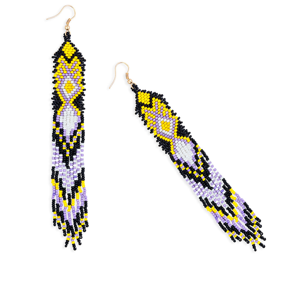Sandstone Oasis Beaded Earrings - Myra USA