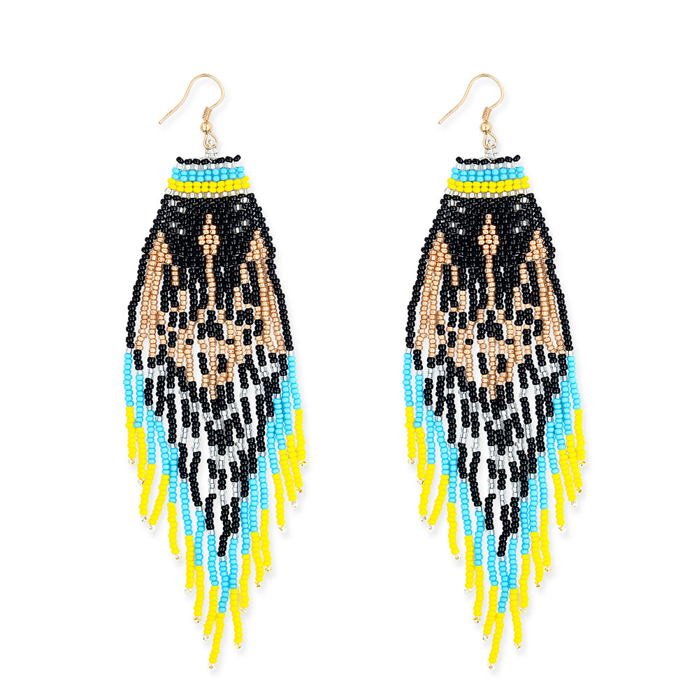 Thunderbird Majestic Beaded Earrings - Myra USA