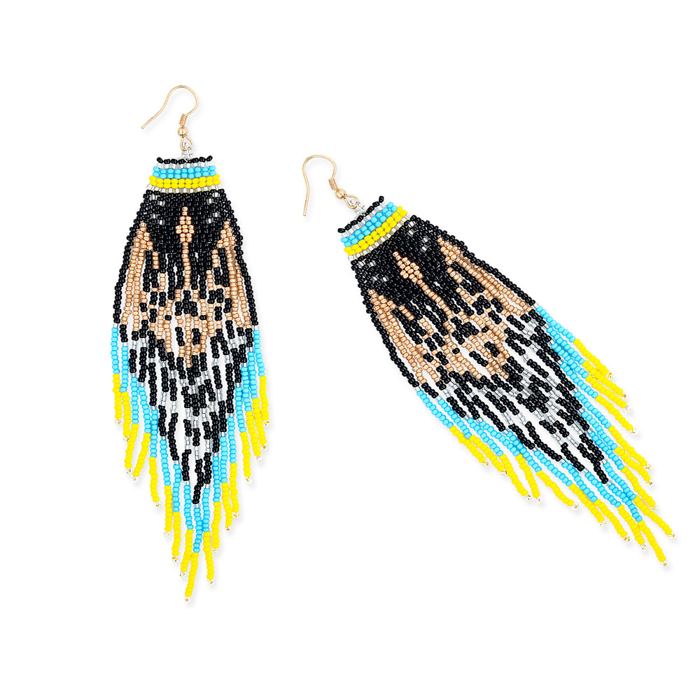 Thunderbird Majestic Beaded Earrings - Myra USA