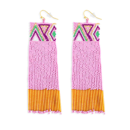 Radiant Flow Beaded Earrings - Myra USA