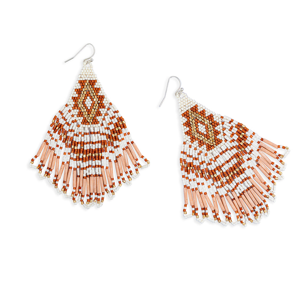 Streaming Light Earrings In Sandstone - Myra USA