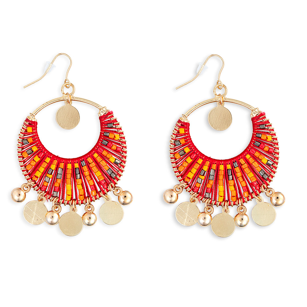 Brilliance Mine Beaded Earrings - Myra USA