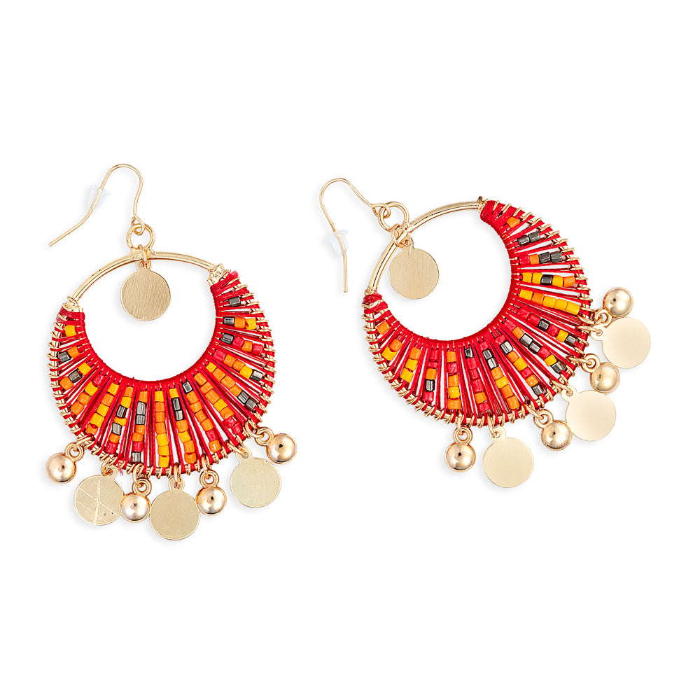 Brilliance Mine Beaded Earrings - Myra USA