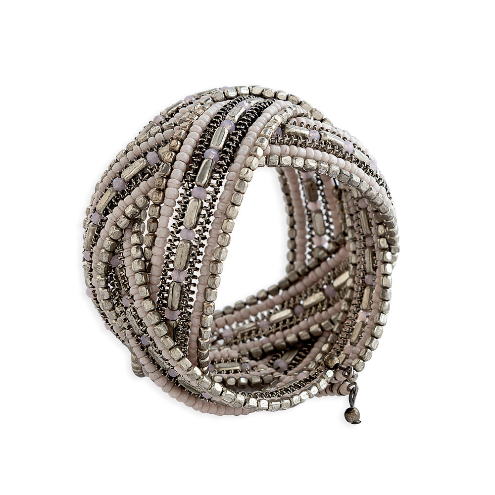 Intertwined Strands Cuff Bracelet - Myra USA