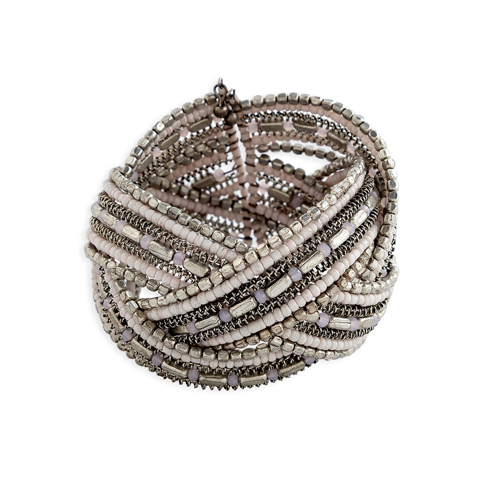 Intertwined Strands Cuff Bracelet - Myra USA