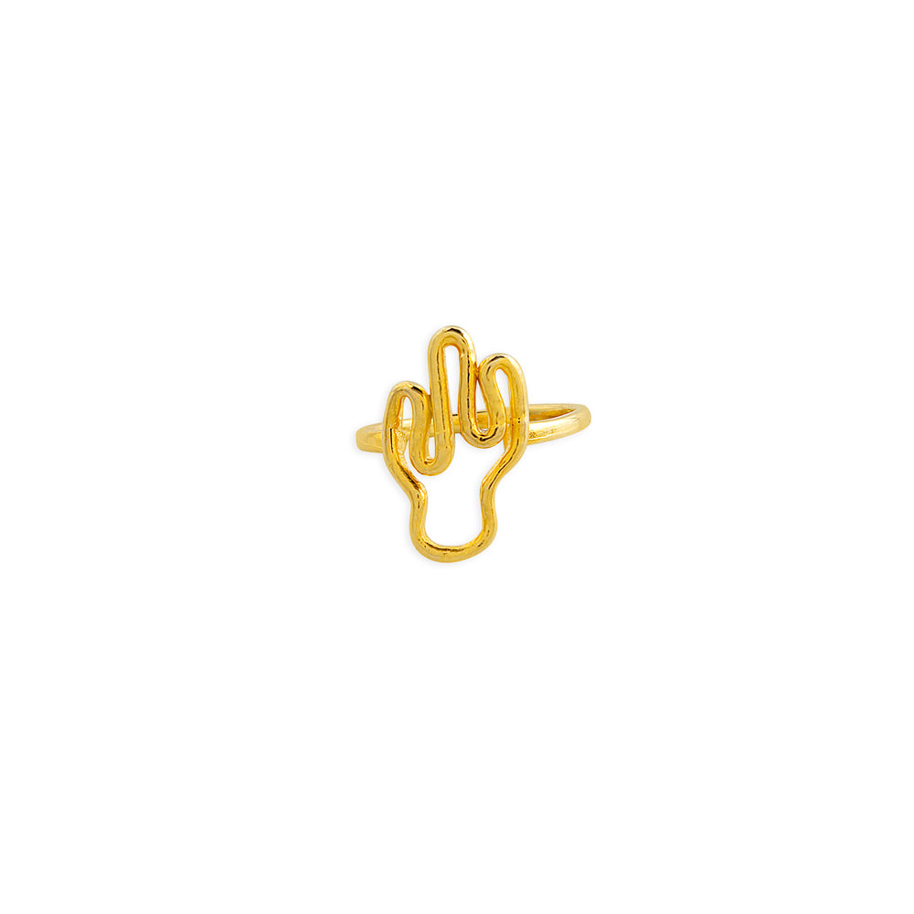 Golden Cactus Ring - Myra USA