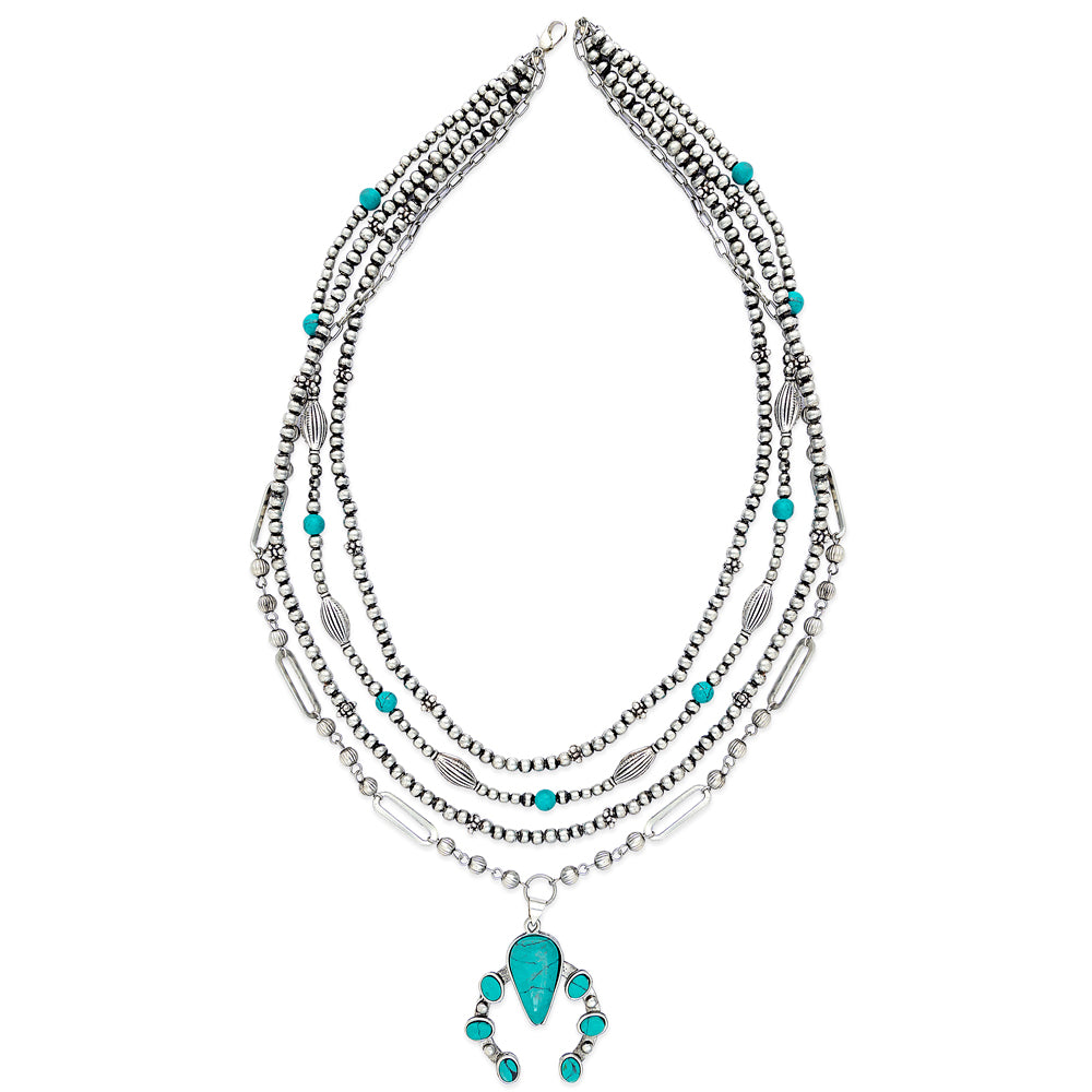 Squash Blossom Multistrand Necklace - Myra USA
