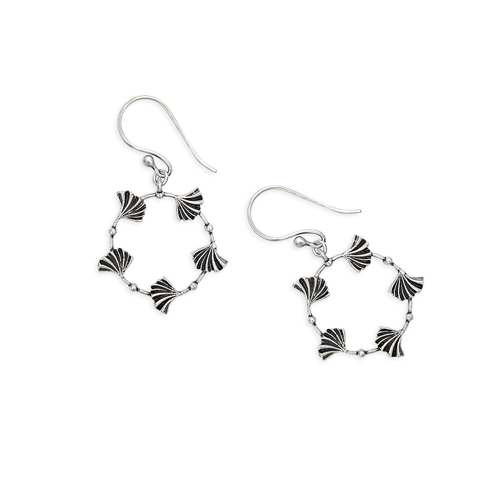 Heart's Dance Earrings in Silver - Myra USA