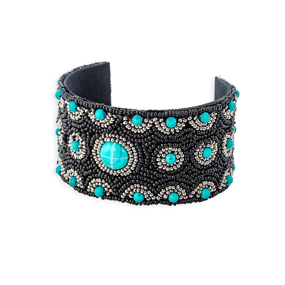 Corsikka Beaded Cuff Bracelet - Myra USA