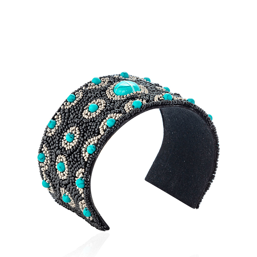 Corsikka Beaded Cuff Bracelet - Myra USA