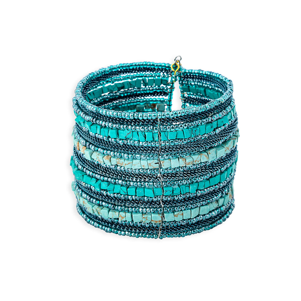 Bull Head Falls Beaded Bracelet - Myra USA