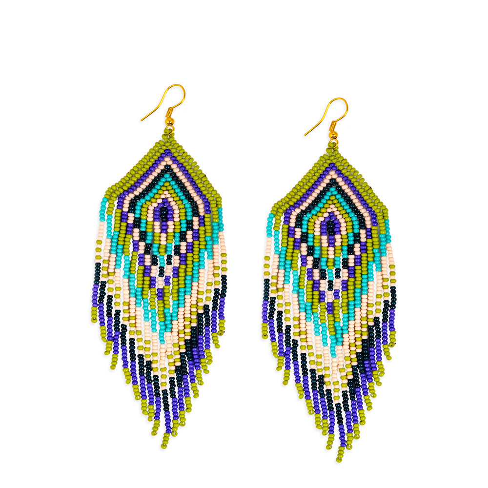 Verde Canyon Beaded Earrings - Myra USA