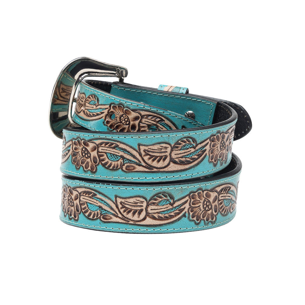 Canyon Shadow Hand-tooled Women's Belt - Myra USA