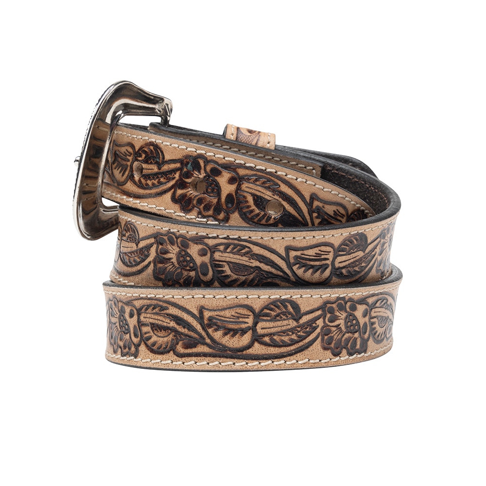 Rio Grande Hand-tooled Women's Belt - Myra USA